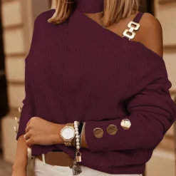 Topjes & Shirts Dames*BELLE - Modieus Schoudertopje voor Dames - Zomerse Stijl