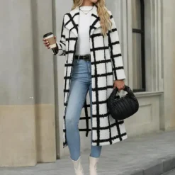 Jassen Dames*Beni - Luxe Lange Zomerjas voor Dames Wit