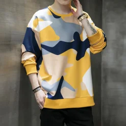 Shirts Heren*Beniamin - Functioneel en modieus Camo Zomersweatshirt