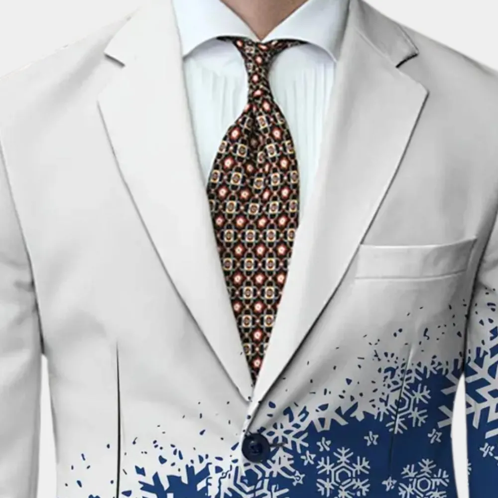 Jassen Heren*BENITO - Trendy Zomerblazer voor Heren Blauw