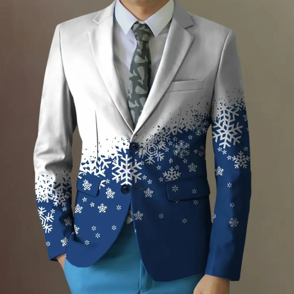 Jassen Heren*BENITO - Trendy Zomerblazer voor Heren Blauw