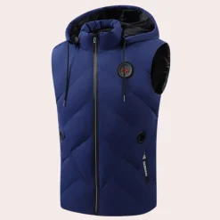 Truien & Vesten Heren*BENJAMIN - Lichte Zomer Capuchonvest voor Heren