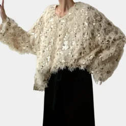 Truien & Vesten Dames*BERNETTA - Elegante Zomerse Trui voor Dames Beige