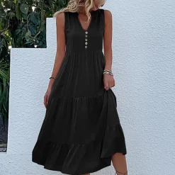 Jurken & Jumpsuits Dames*BILLIE - Luchtige zomerse zonnejurk