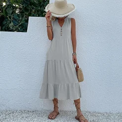 Jurken & Jumpsuits Dames*BILLIE - Luchtige zomerse zonnejurk