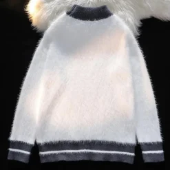 Truien & Vesten Heren*BLAC - Geraffineerde Trui voor Heren Wit