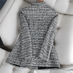 Blazers & Blouses Dames*BLYTHE - Luchtige en getailleerde geruite blazer jas voor dames, perfect voor de lente en zomer