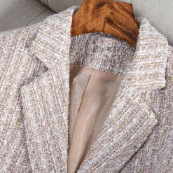 Blazers & Blouses Dames*BLYTHE - Luchtige en getailleerde geruite blazer jas voor dames, perfect voor de lente en zomer