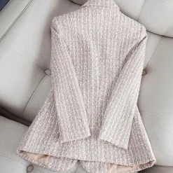 Blazers & Blouses Dames*BLYTHE - Luchtige en getailleerde geruite blazer jas voor dames, perfect voor de lente en zomer