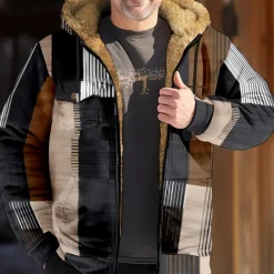 Jassen Heren*BOBBY - Lichte Zomer Capuchonjack voor Heren Bruin