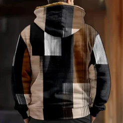 Jassen Heren*BOBBY - Lichte Zomer Capuchonjack voor Heren Bruin