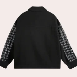 Jassen Heren*BOIKEN - Moderne Zomerse Spijkerjas voor Heren Zwart