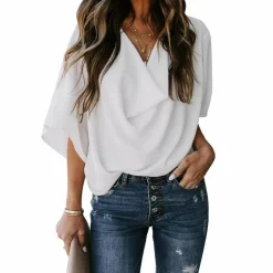 Topjes & Shirts Dames*BONITA - Elegant damesoverhemd voor de zomer