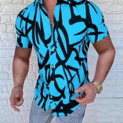 Shirts Heren*Borislav - Elegant herenoverhemd met korte mouwen voor de zomer