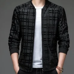 Jassen Heren*BRADLEY - Lichtgewicht Zomer Windjack voor Heren Zwart