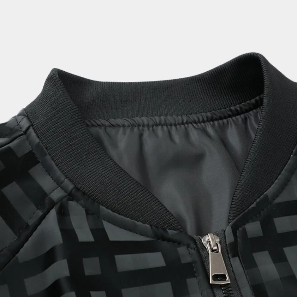 Jassen Heren*BRADLEY - Lichtgewicht Zomer Windjack voor Heren Zwart