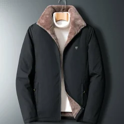 Truien & Vesten Heren*BROCK - Lange winterjas voor heren