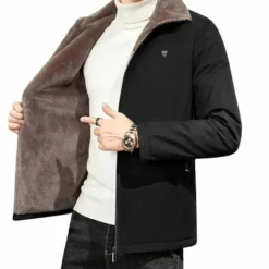 Truien & Vesten Heren*BROCK - Lange winterjas voor heren