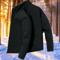 Truien & Vesten Heren*BROCK - Lange winterjas voor heren