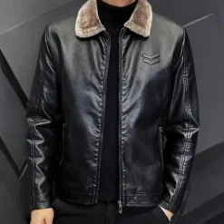 Jassen Heren*BRYAN - Elegante Lichte Pluche Zomerjas voor Heren