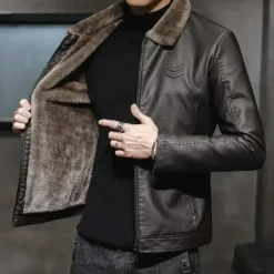 Jassen Heren*BRYAN - Elegante Lichte Pluche Zomerjas voor Heren