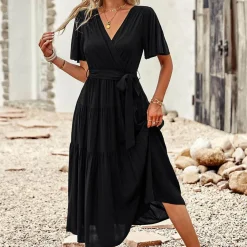 Jurken & Jumpsuits Dames*BRYNLEE - Modieuze zomerse casual jurk