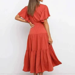 Jurken & Jumpsuits Dames*BRYNLEE - Modieuze zomerse casual jurk