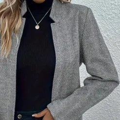 Jassen Dames*Caia - Trendy damesjas voor de zomer Grijs