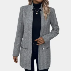 Jassen Dames*Caia - Trendy damesjas voor de zomer Grijs