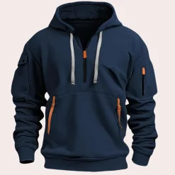 Truien & Vesten Heren*Calin - Herenhoodie met stijl en comfort voor de zomer