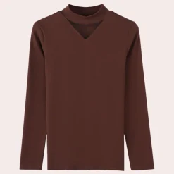 Topjes & Shirts Dames*Callista - Luchtig Zomershirt met Stijlvolle V-Halslijn voor Vrouwen