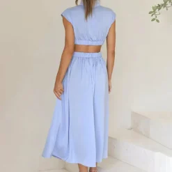 Jurken & Jumpsuits Dames*CAMILA - Elegante mouwloze zomerjurk