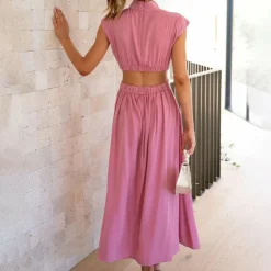 Jurken & Jumpsuits Dames*CAMILA - Elegante mouwloze zomerjurk