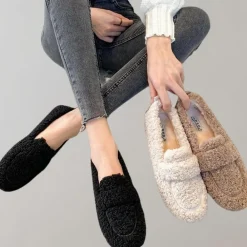 Damesschoenen*Camilla - Zachte pluche damesloafers voor de zomer