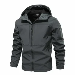 Jassen Heren*CARLO - Lichte fleece outdoor zomerjas voor heren