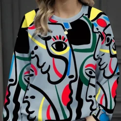 Topjes & Shirts Dames*CARLOTA - Trendy Zomerse Trui voor Dames Gemengde Kleur