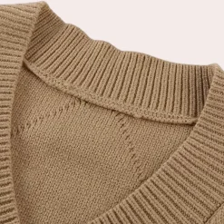 Truien & Vesten Dames*Carlotta - Elegant zomervest voor dames Abrikoos