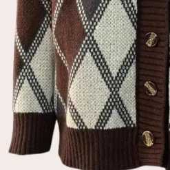 Truien & Vesten Dames*CAROL - Elegante Zomervest voor Dames Bruin