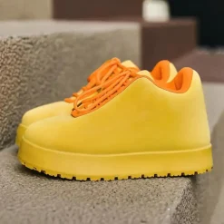 Damesschoenen*CAROLYN - Modieuze Zomersneakers voor Dames Geel