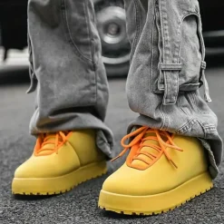 Damesschoenen*CAROLYN - Modieuze Zomersneakers voor Dames Geel