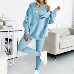 Sets Dames*Casca - Comfortabele driedelige zomerset voor dames