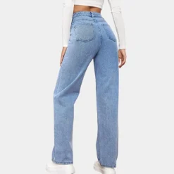 Broeken & Rokken Dames*Casual baggy jeans voor dames - Perfect voor de zomer