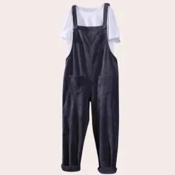 Jurken & Jumpsuits Dames*Casual corduroy zomerse jumpsuit voor dames