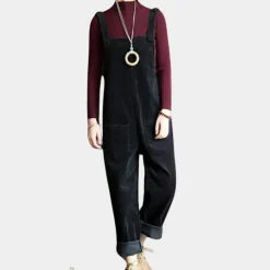 Jurken & Jumpsuits Dames*Casual corduroy zomerse jumpsuit voor dames