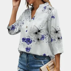 Topjes & Shirts Dames*Casual en comfortabel zomershirt voor dames - Perfect voor zonnige lentedagen