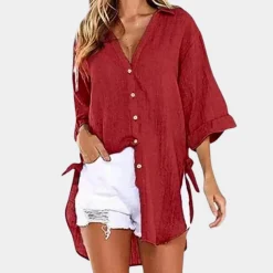 Blazers & Blouses Dames*Casual en comfortabele damesblouse voor de zomer