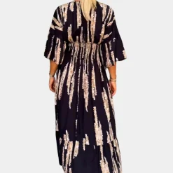 Jurken & Jumpsuits Dames*Casual en comfortabele midi-jurk voor dames - Perfect voor de zomer Zwart