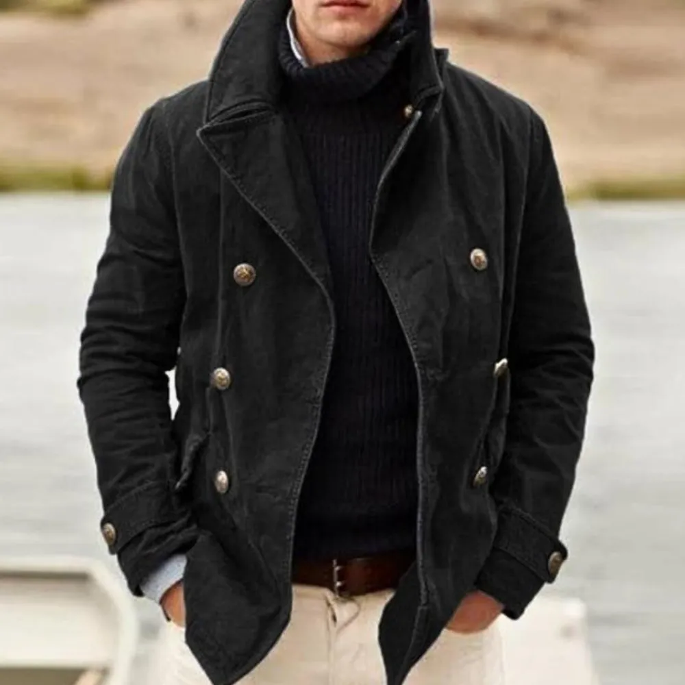 Jassen Heren*Casual herenjack met twee knopen voor de zomer