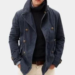 Jassen Heren*Casual herenjack met twee knopen voor de zomer