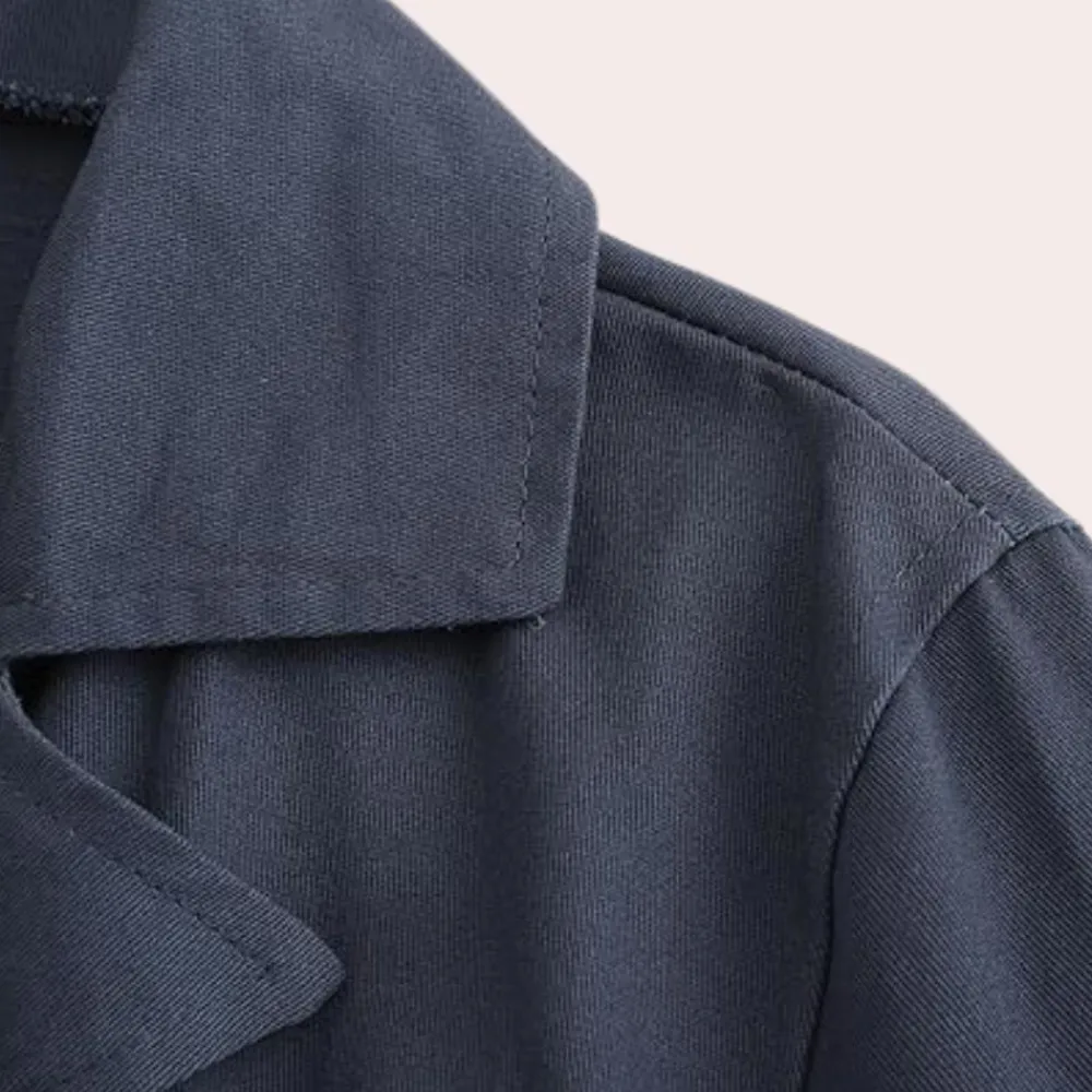 Jassen Heren*Casual herenjack met twee knopen voor de zomer